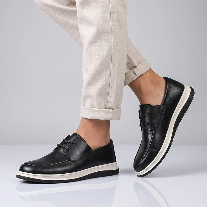 Elio | Sneakers in Pelle Tonalità Terra
