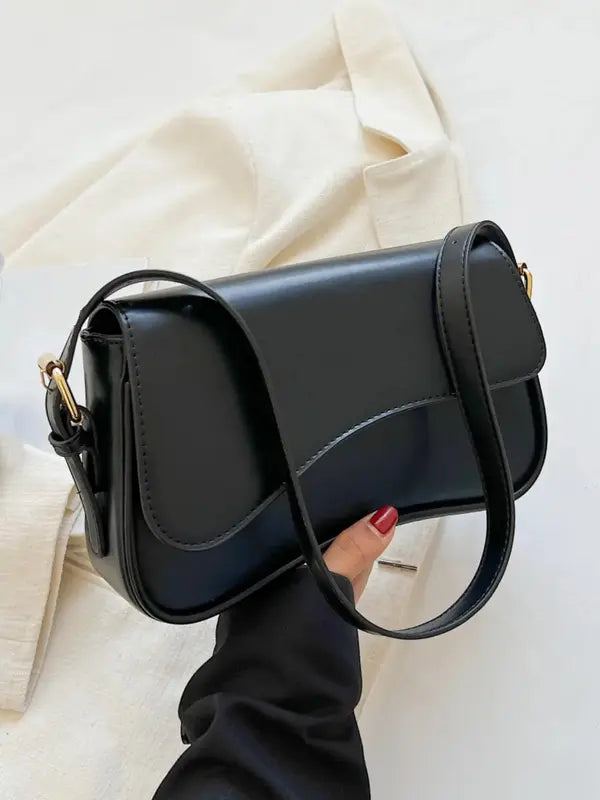 GHERMAE™ - Borsa a tracolla alla moda da donna con patta, adatta a tutte le stagioni