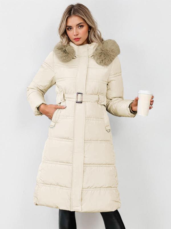 LEYLA™ - Elegante cappotto in peluche con cintura per un autunno e un inverno accoglienti