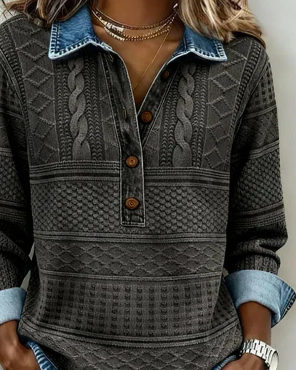 Riley | Top con colletto elegante