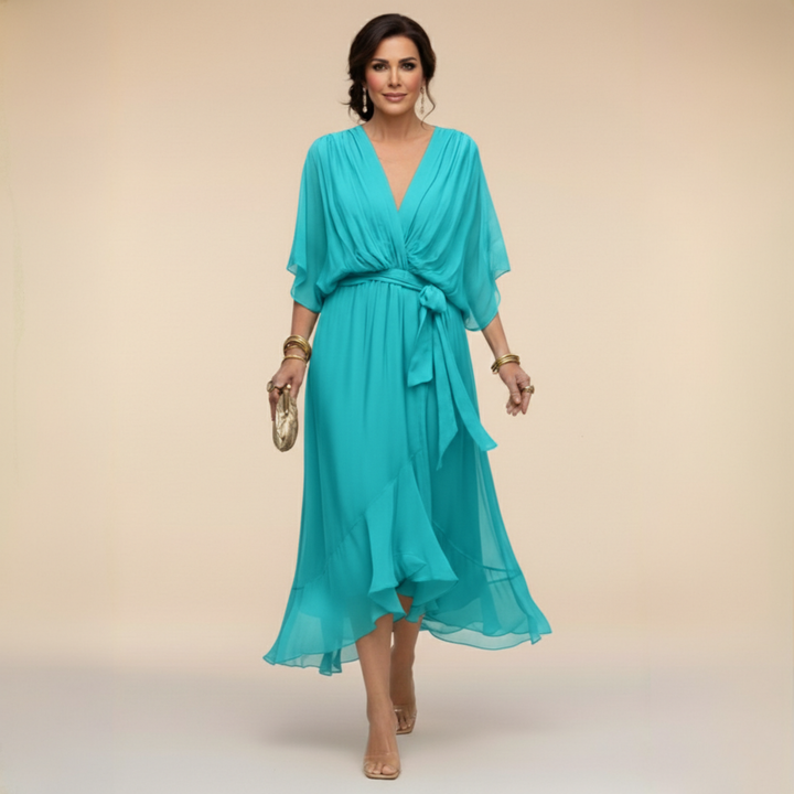 Monica | Abito con scollo a V