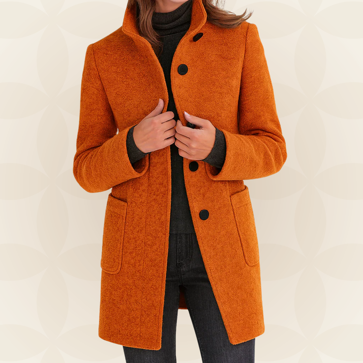 Anna | Cappotto a collo alto