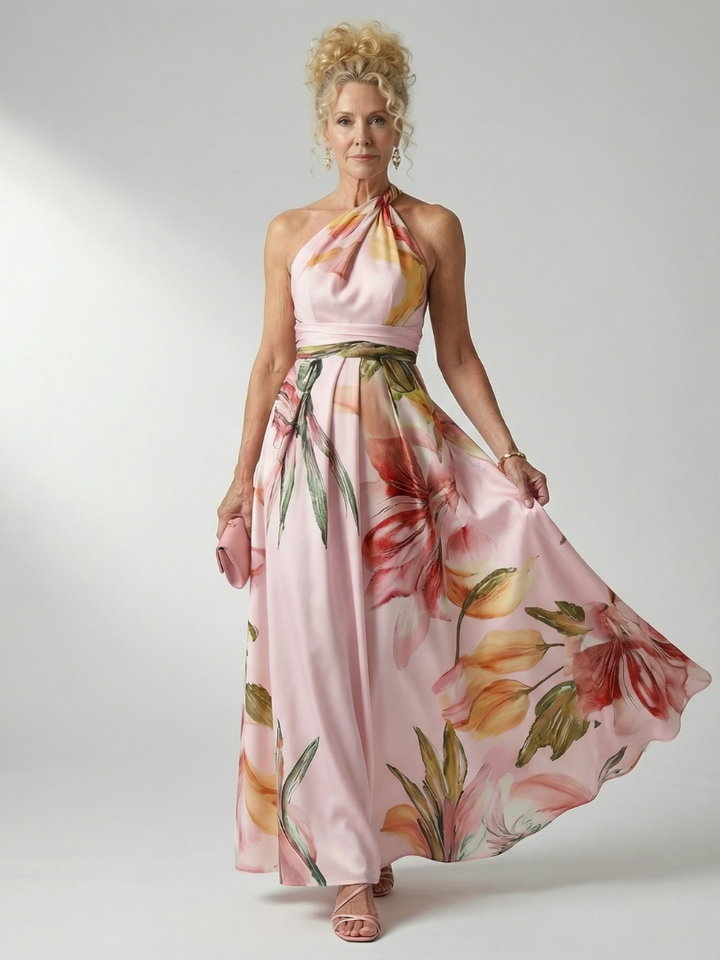 Maxi abito floreale leggero Amiel™