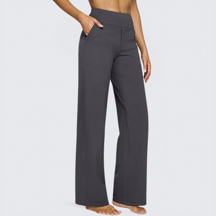 WHITNEY™ - Comodi pantaloni a vita alta a gamba larga per Yoga e attività all'aperto