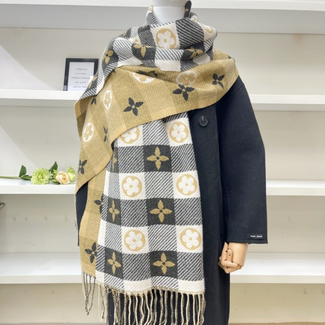ZOLANI™ - Sciarpa a Quadri Calda e Comoda con Nappe a Doppio Lato