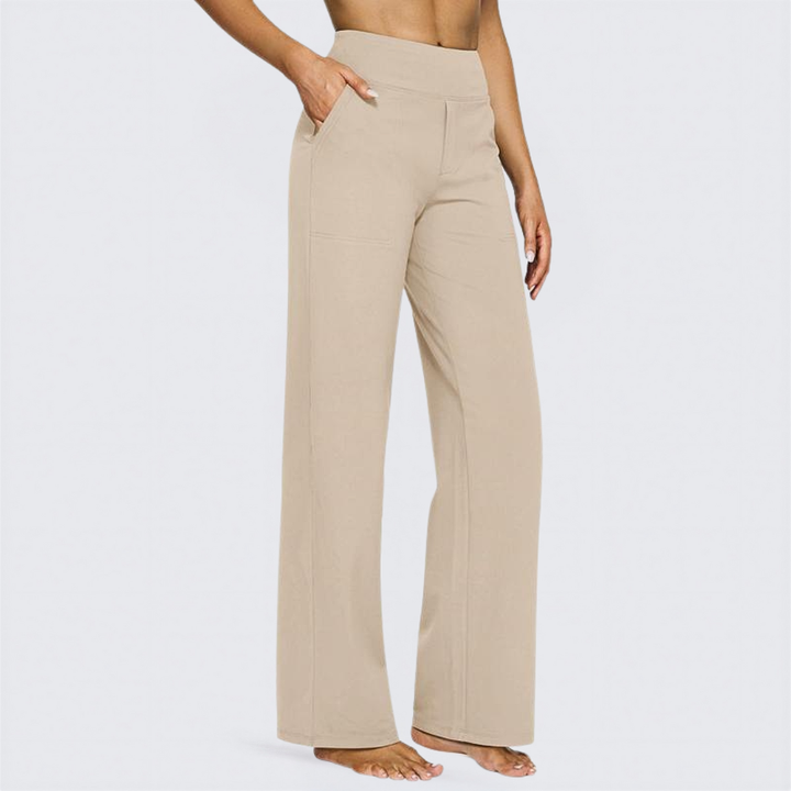 WHITNEY™ - Comodi pantaloni a vita alta a gamba larga per Yoga e attività all'aperto