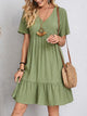 Shirley | Elegant Layered Dress with Tummy Coverage
