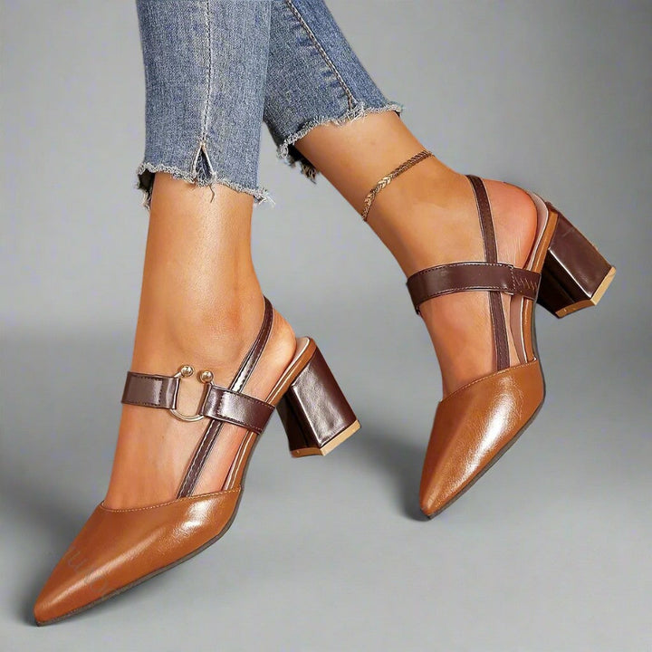 Josephine | Pointed Toe Block Heels