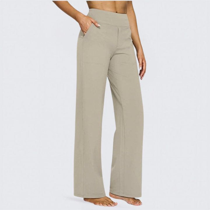 WHITNEY™ - Comodi pantaloni a vita alta a gamba larga per Yoga e attività all'aperto