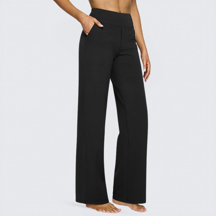 WHITNEY™ - Comodi pantaloni a vita alta a gamba larga per Yoga e attività all'aperto