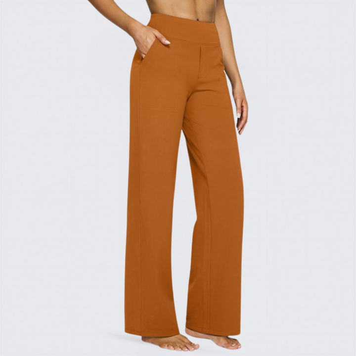 WHITNEY™ - Comodi pantaloni a vita alta a gamba larga per Yoga e attività all'aperto