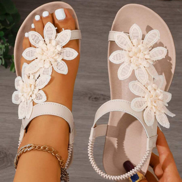 Fiorella | Sandalo Fiori Perle