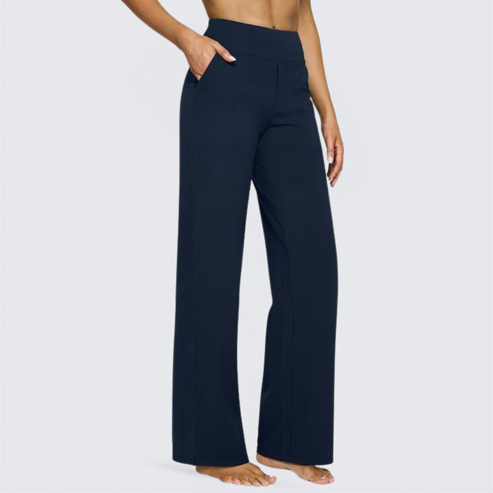 WHITNEY™ - Comodi pantaloni a vita alta a gamba larga per Yoga e attività all'aperto