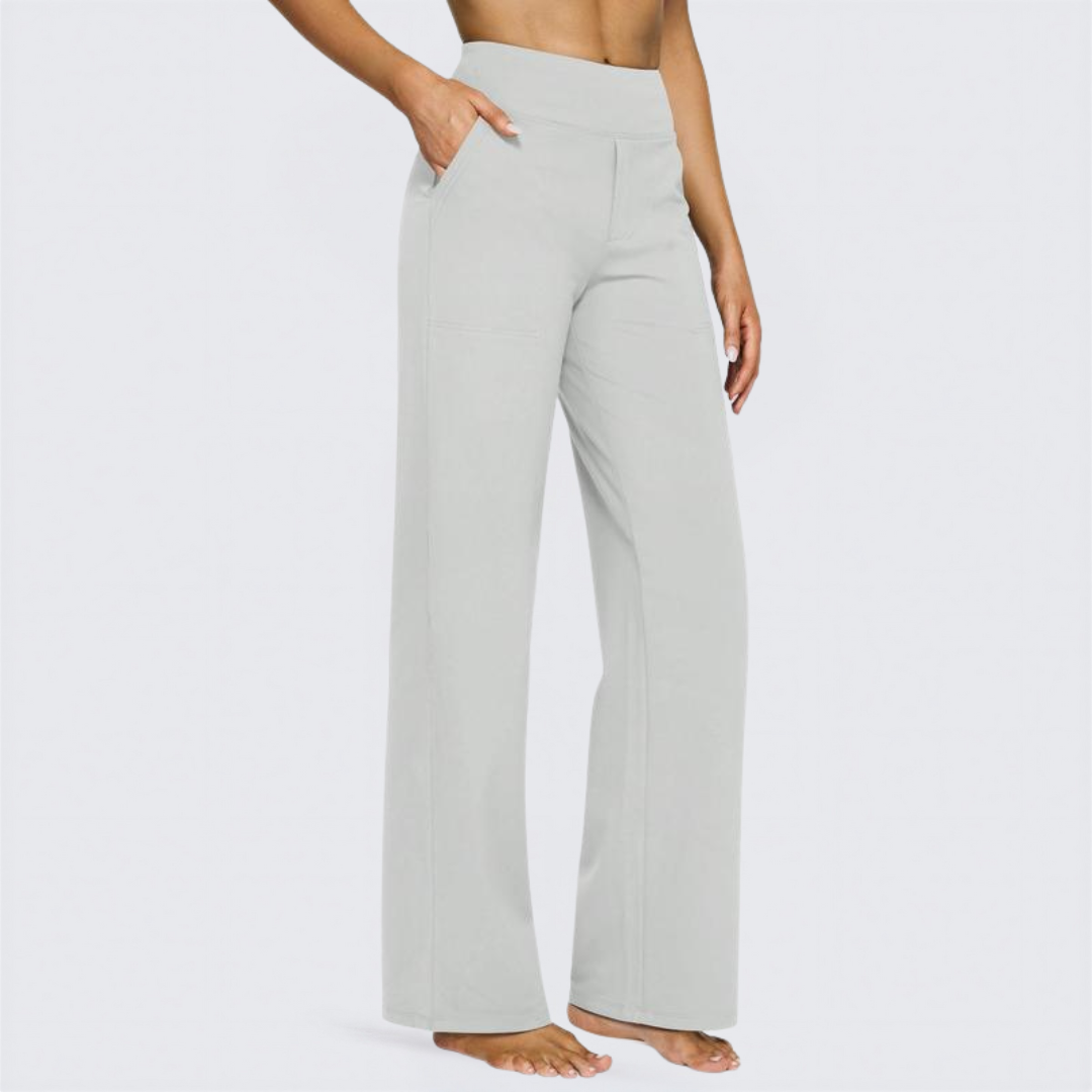 WHITNEY™ - Comodi pantaloni a vita alta a gamba larga per Yoga e attività all'aperto