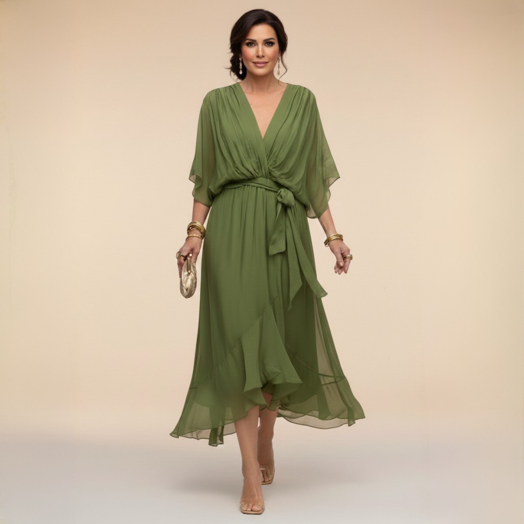 Monica | Abito con scollo a V
