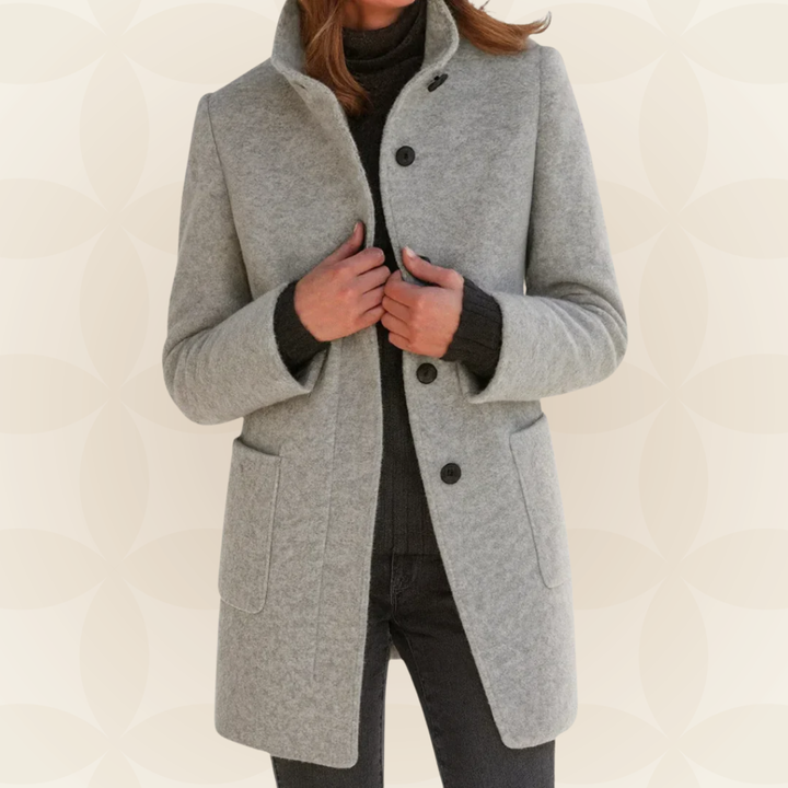 Anna | Cappotto a collo alto