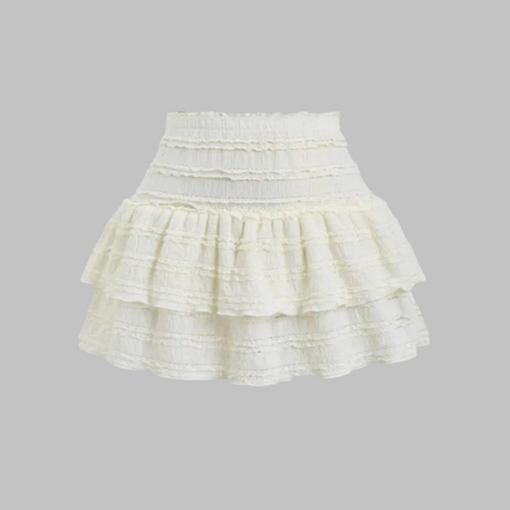 MATHA™ - Skort elegante a balze a strati