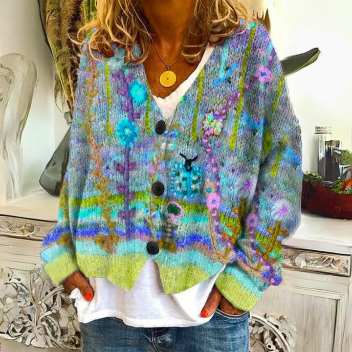 Evie | Cardigan floreale