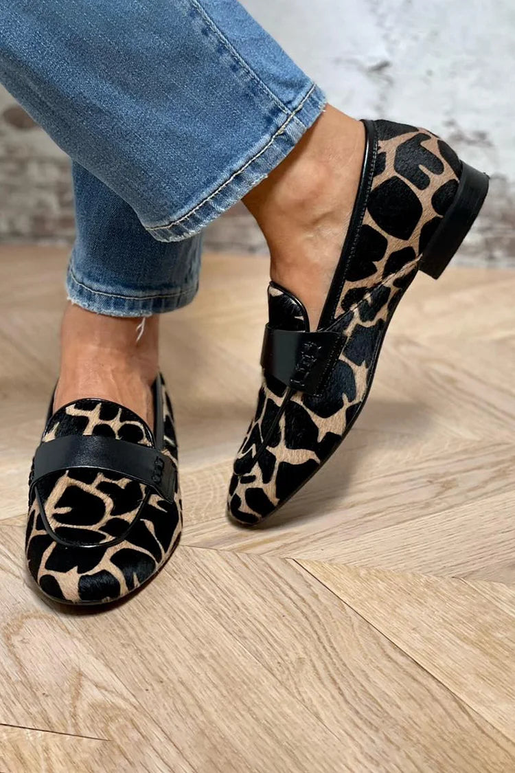 Angelica | Moccasini stampa leopardo