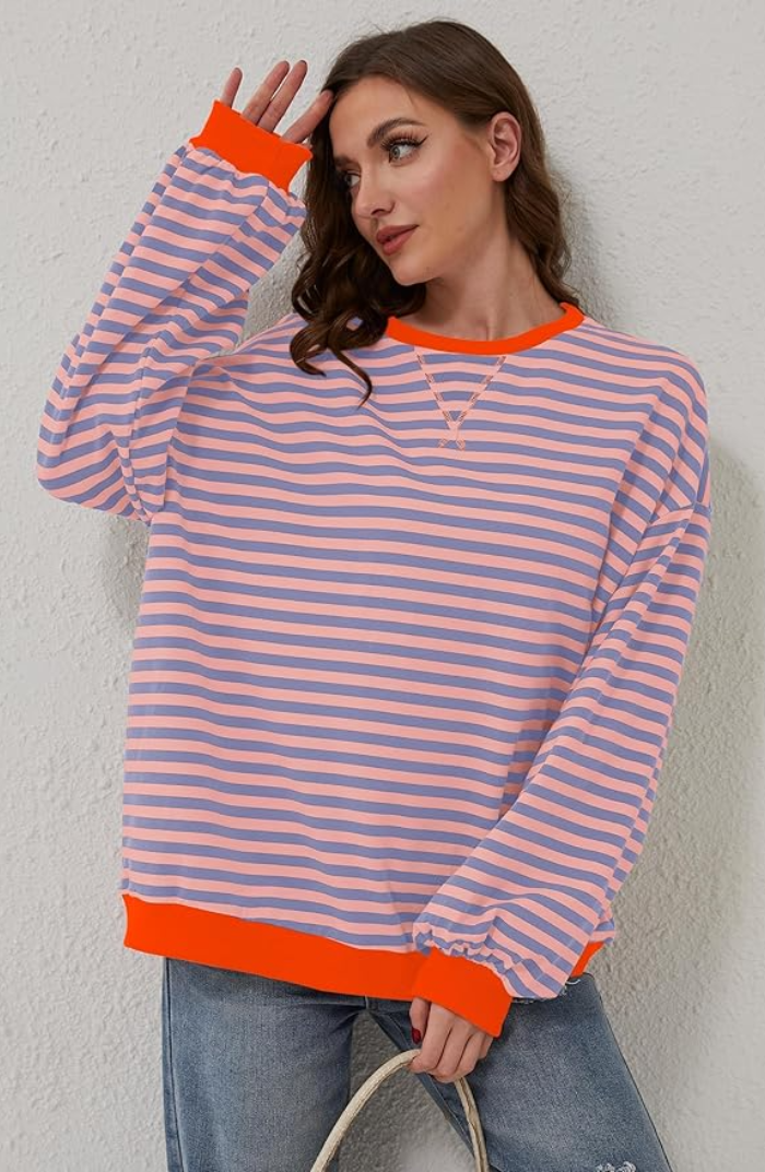 Ashley | Maglione a righe giocoso