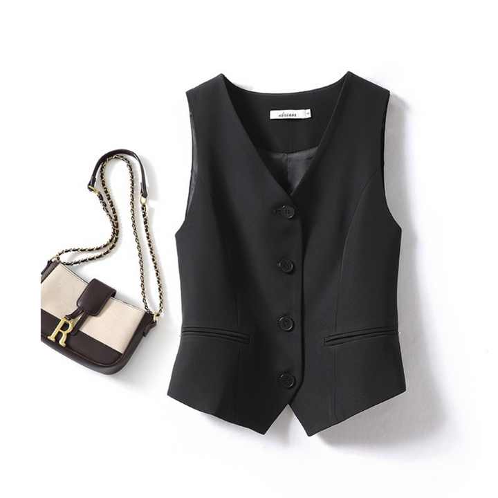 ZARINA™ – Gilet elegante senza maniche abbottonato