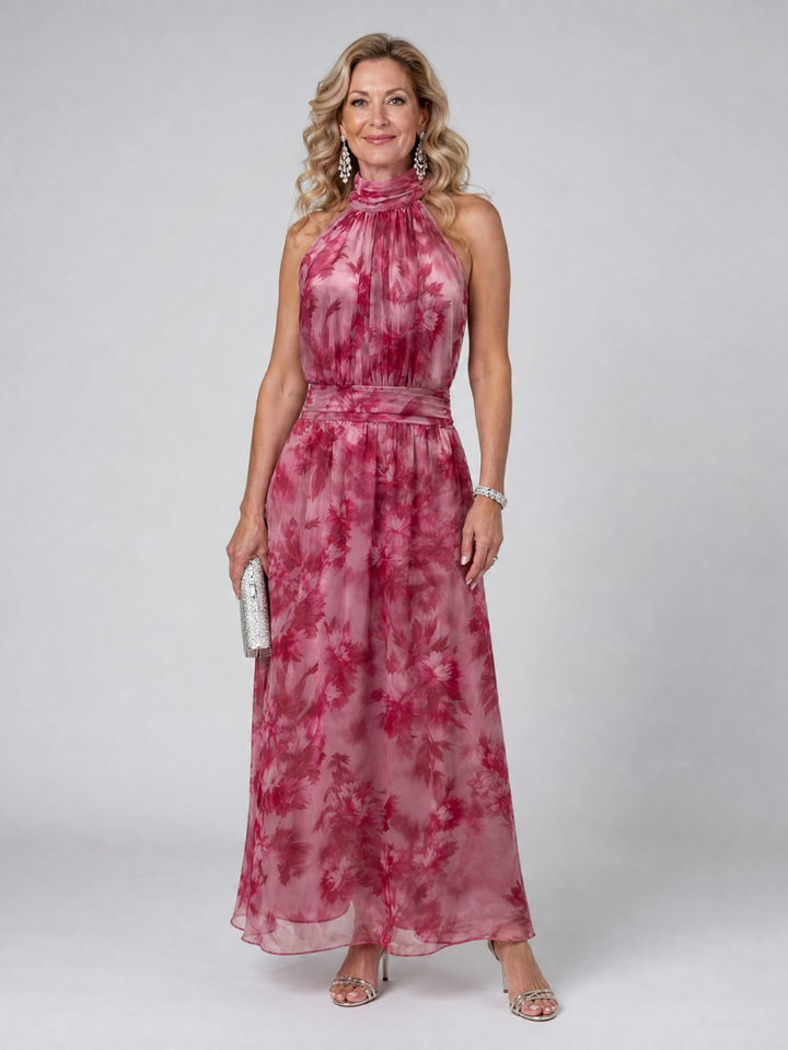Vestito midi Avien™ morbido con scollo all'americana