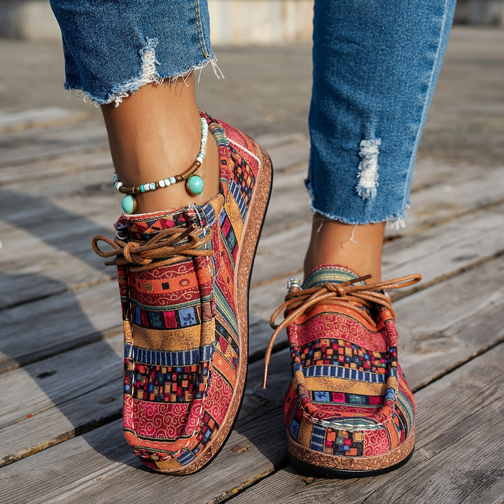 Patience | Colourful Retro Women's Shoes