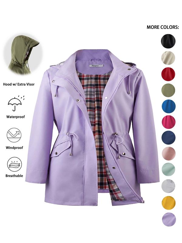 DENA™ - Trench con Cappuccio Leggero per Uscite Casual