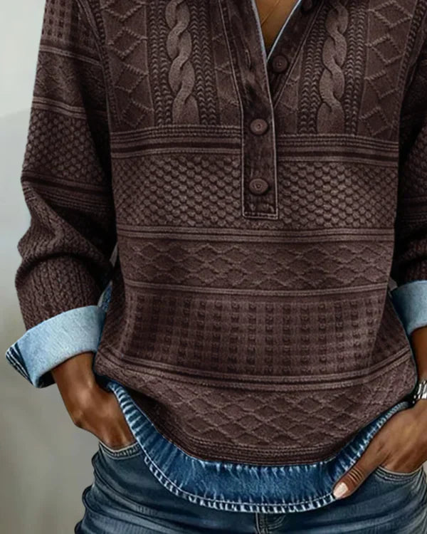Riley | Top con colletto elegante
