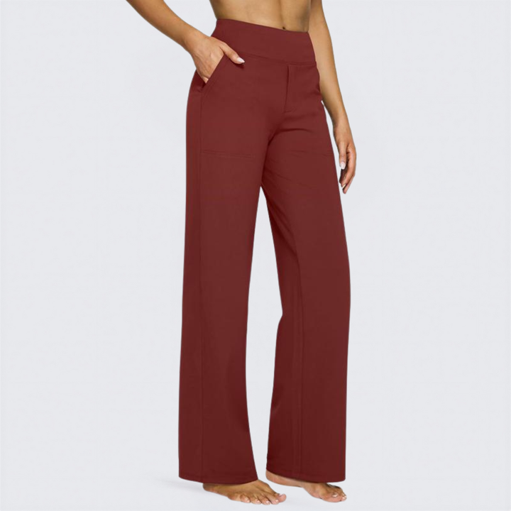 WHITNEY™ - Comodi pantaloni a vita alta a gamba larga per Yoga e attività all'aperto