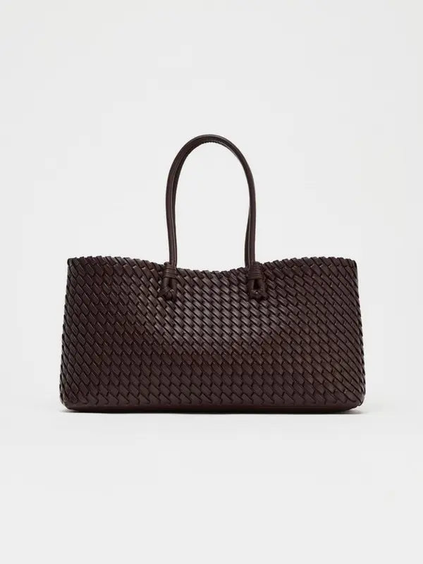 LINDSAY™ - Elegante borsa tote intrecciata per l'uso quotidiano