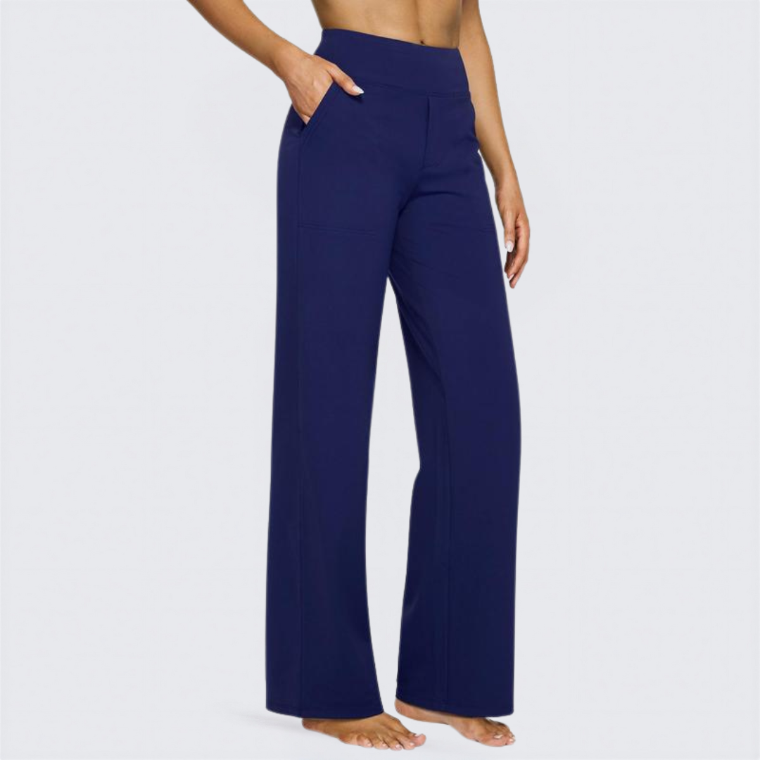 WHITNEY™ - Comodi pantaloni a vita alta a gamba larga per Yoga e attività all'aperto