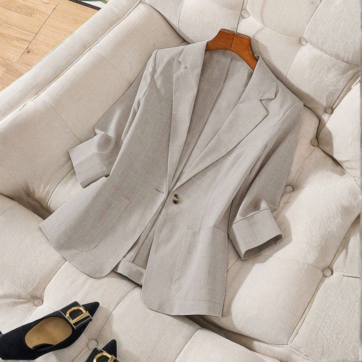 GILLIAN™ - Blazer da ufficio a maniche lunghe con bottoni frontali, elegante