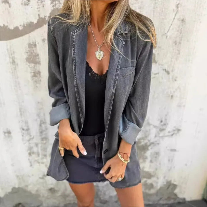 Sarah | Blazer di Jeans Senza Sforzo