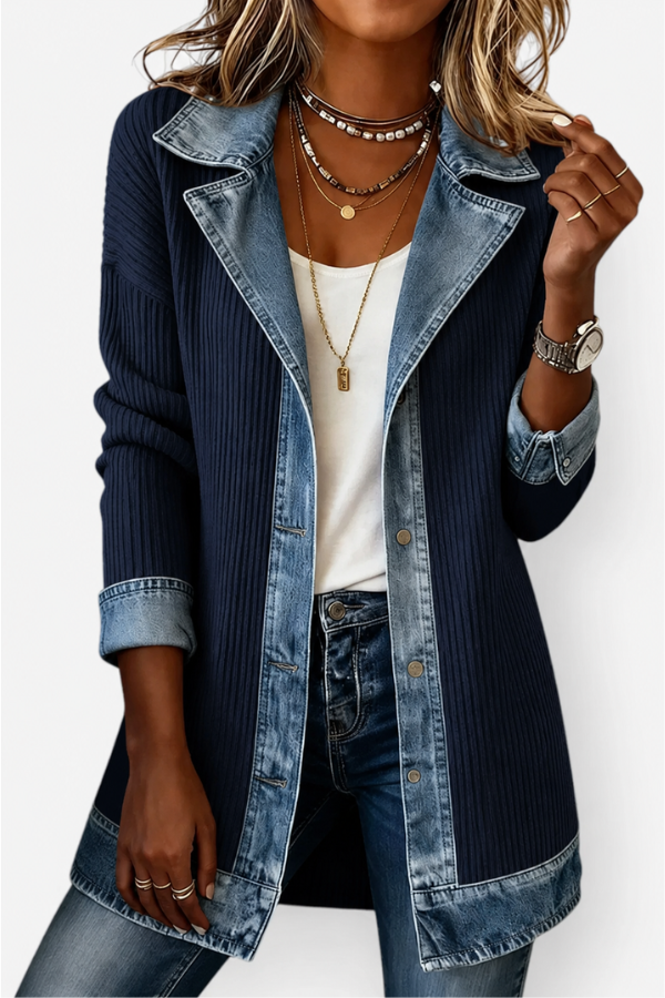 Christine | Cardigan con bordo a contrasto