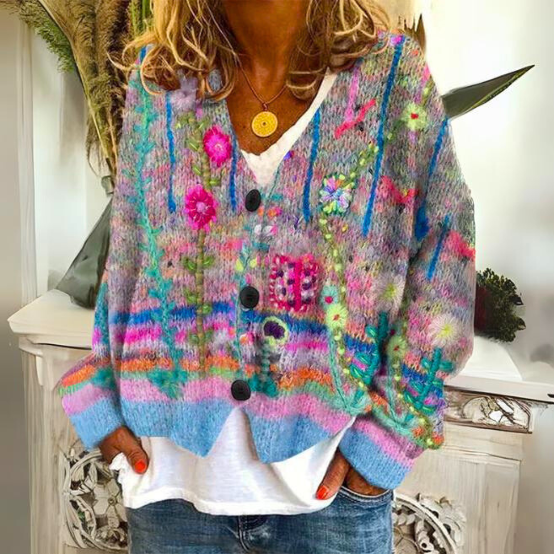 Evie | Cardigan floreale
