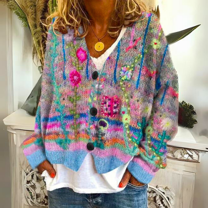 Evie | Cardigan floreale