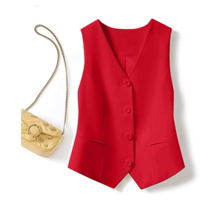 ZARINA™ – Gilet elegante senza maniche abbottonato