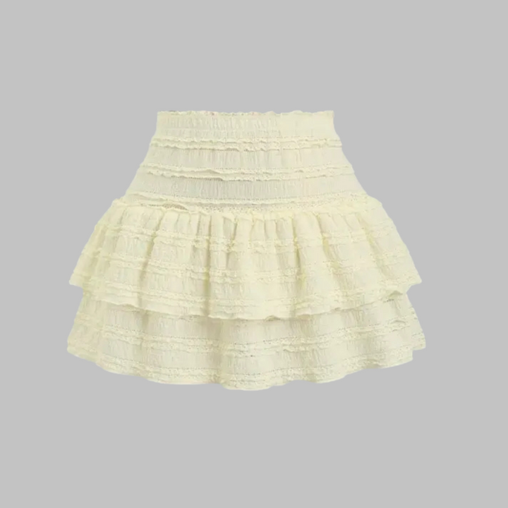 MATHA™ - Skort elegante a balze a strati