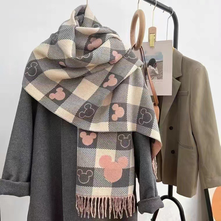 ZOLANI™ - Sciarpa a Quadri Calda e Comoda con Nappe a Doppio Lato