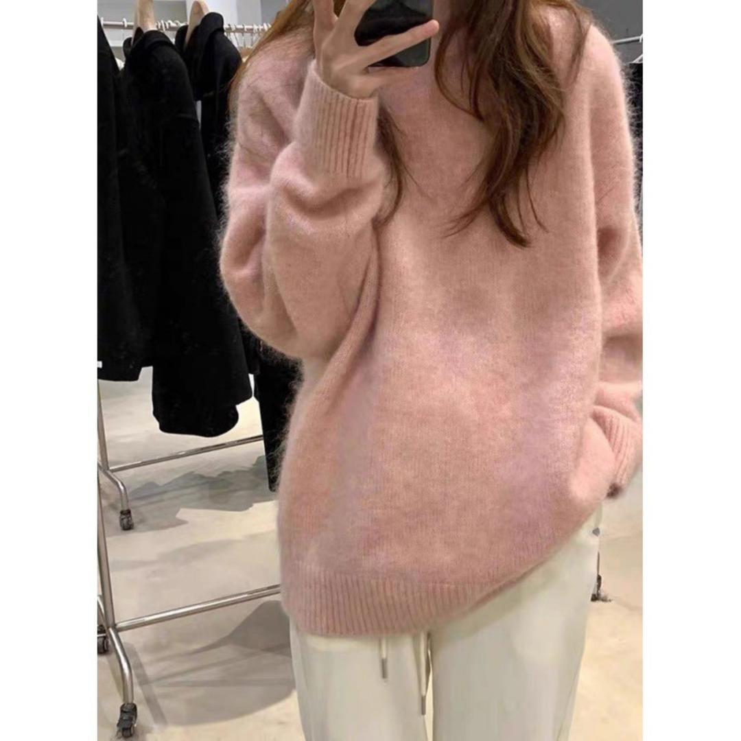 MIRIELLE™ - Comodo Maglione a Maniche Lunghe con Scollo Tondo
