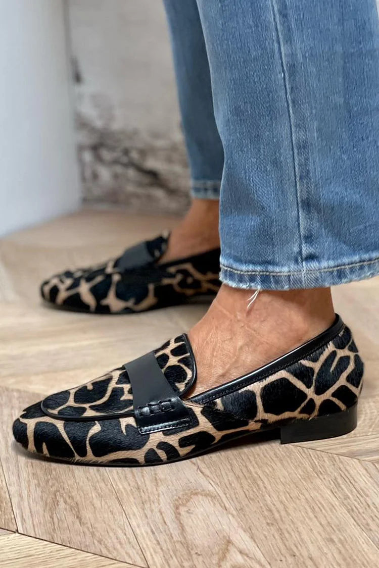 Angelica | Moccasini stampa leopardo