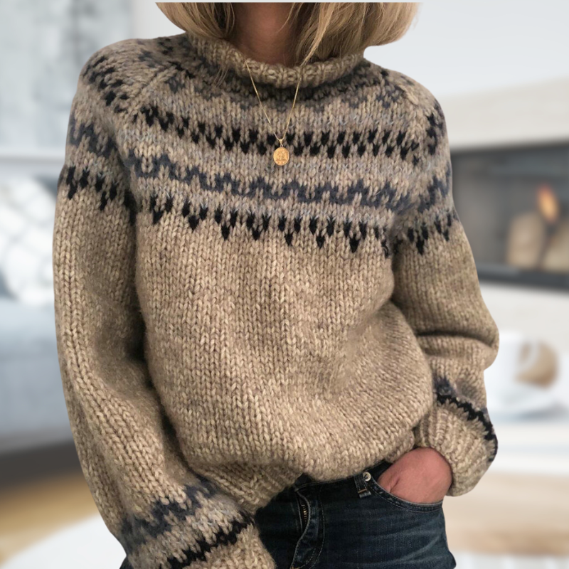 BRIELLE™ - Maglione Classico in Maglia