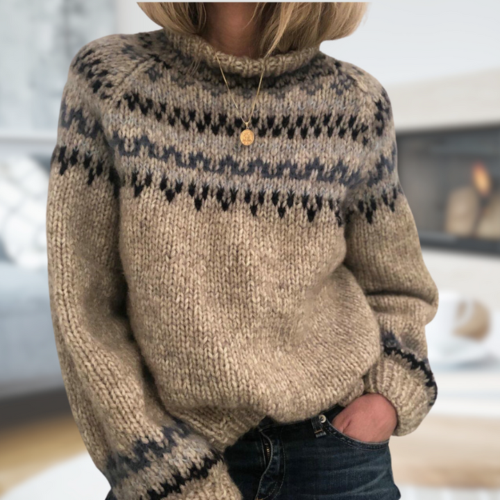 BRIELLE™ - Maglione Classico in Maglia
