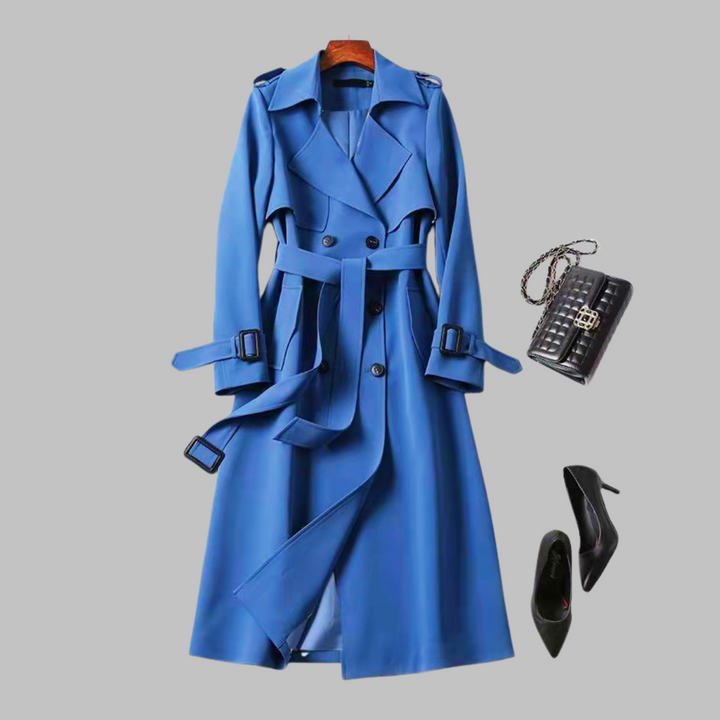 TIA™ - Elegante Cappotto a Vestibilità Ampia al Ginocchio