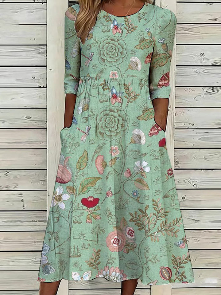Florence | Flattering Tummy-Control Midi Dress