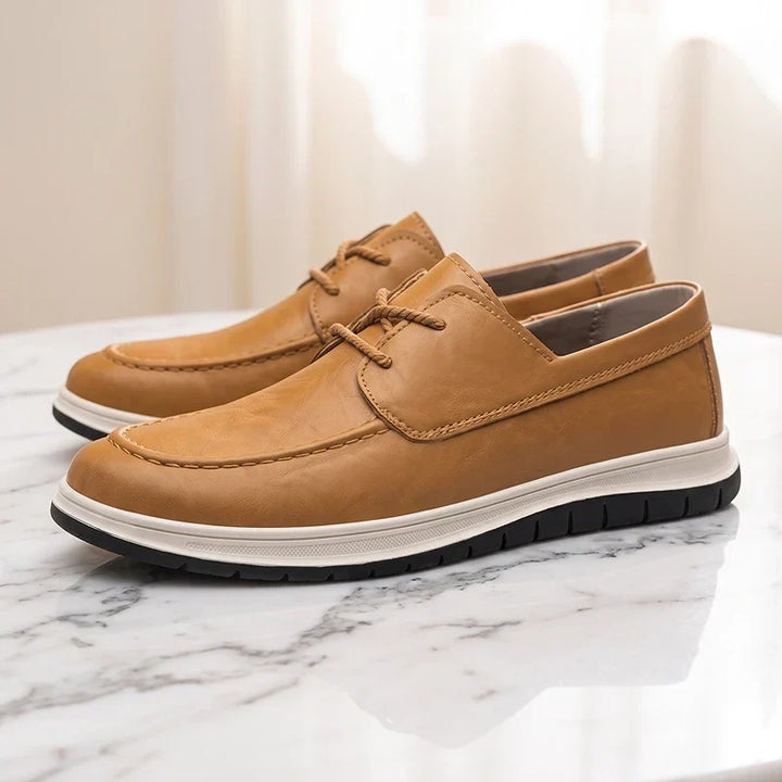 Elio | Sneakers in Pelle Tonalità Terra