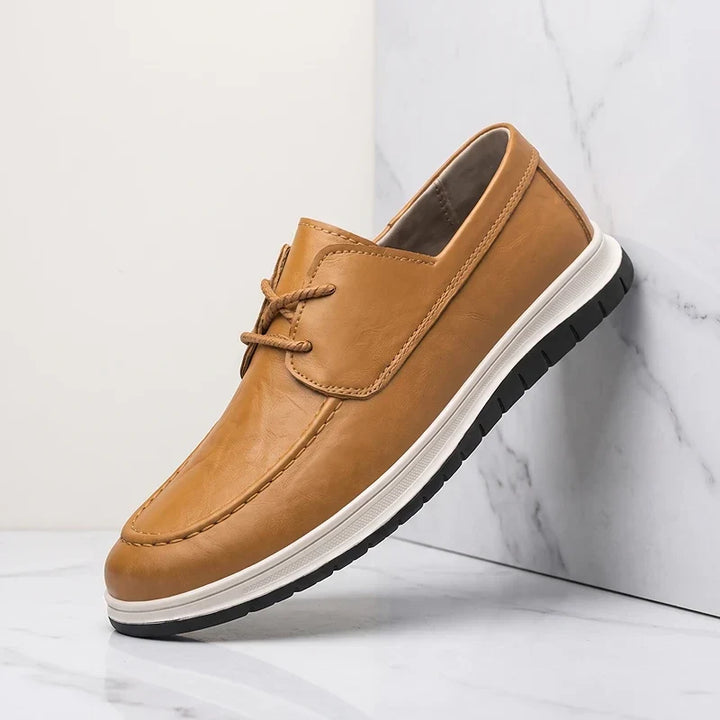 Elio | Sneakers in Pelle Tonalità Terra