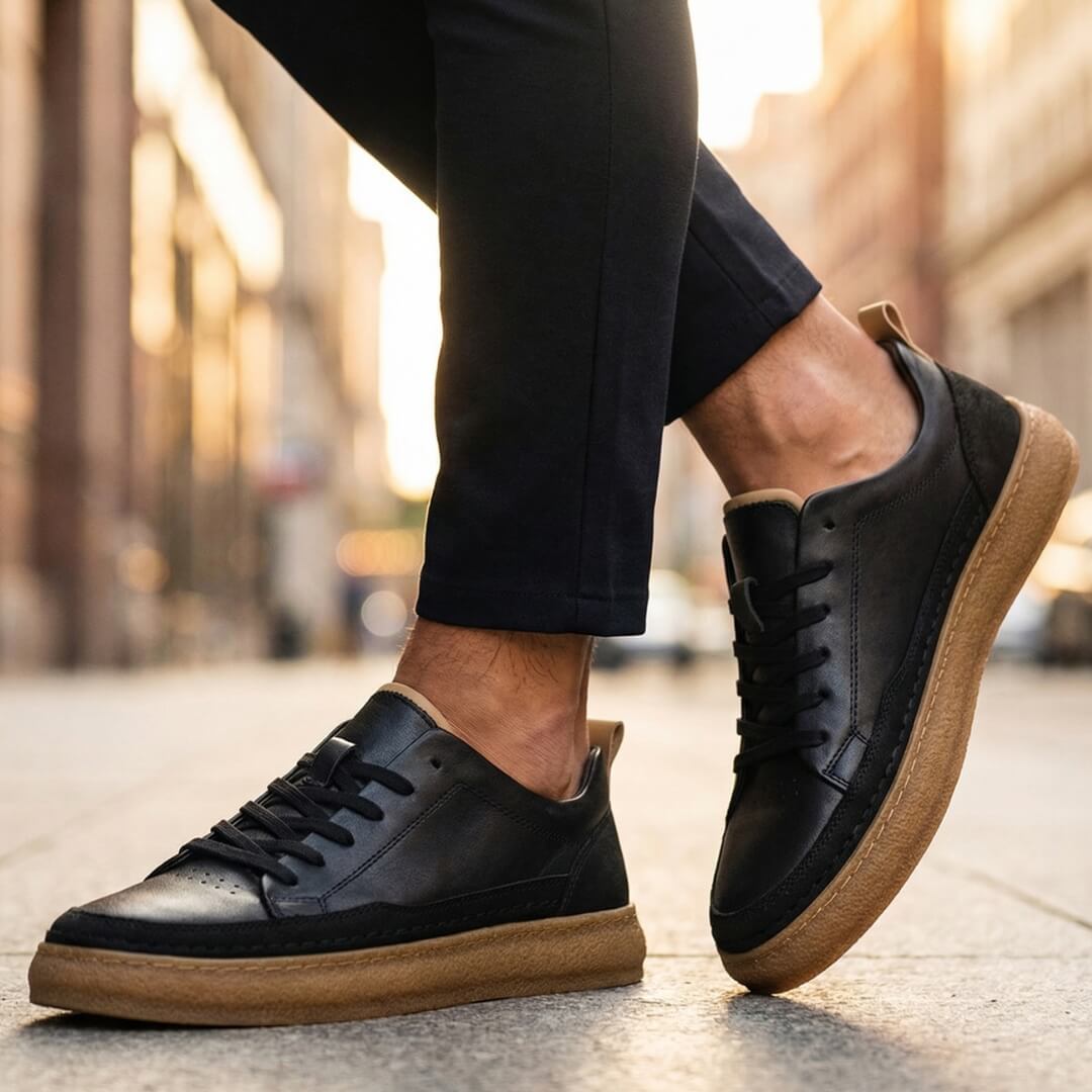 Ercole | Sneakers in Pelle Cucite a Mano.