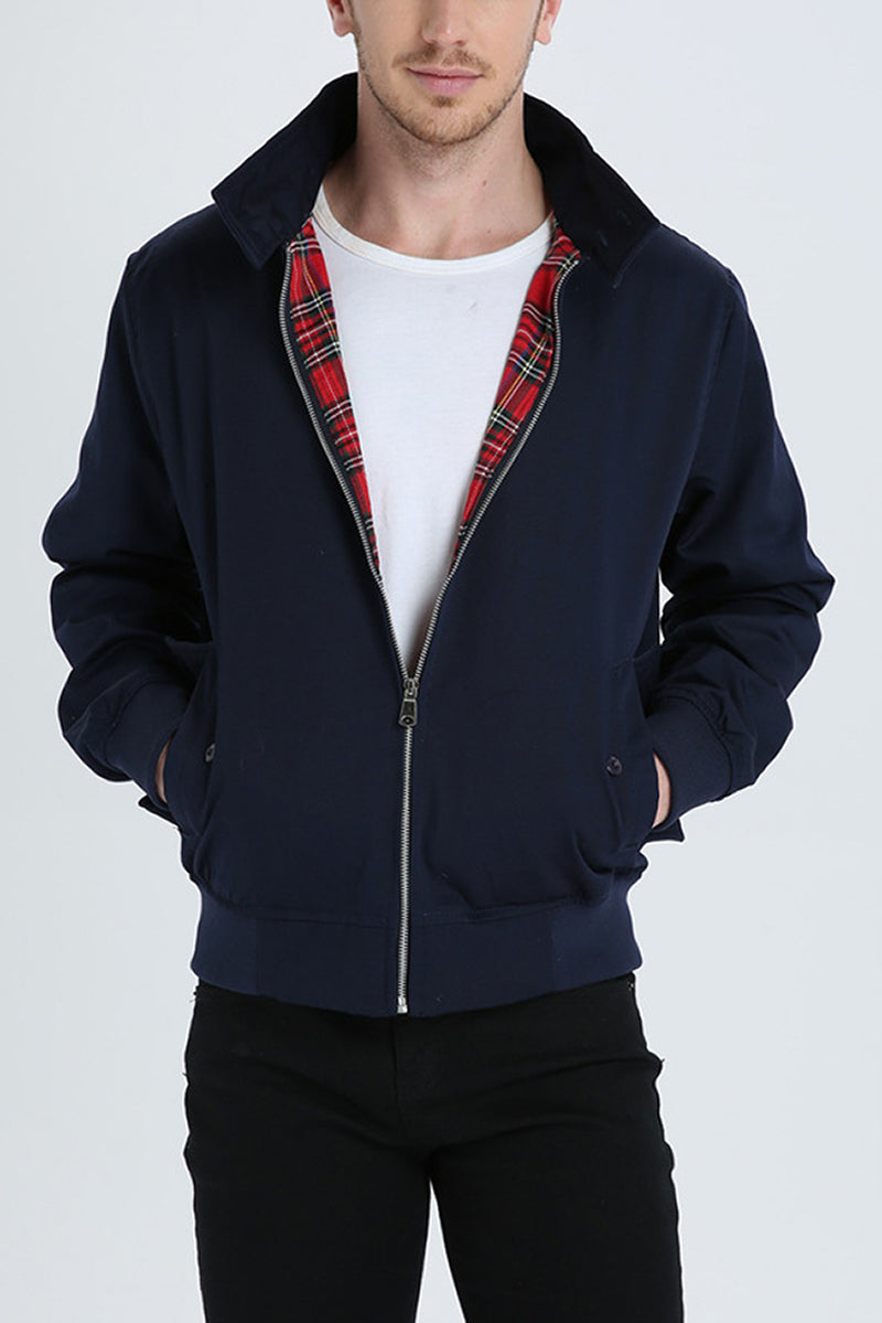 Harryson | Giacca Harrington Foderata Tartan